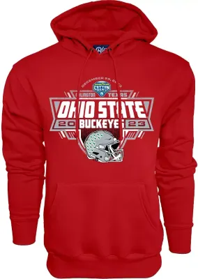 Ohio State Buckeyes Men’s Red 2023 Cotton Bowl Bound Pullover Hoodie