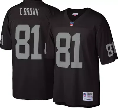 Las Vegas Raiders Tim Brown 1997 Black Mitchell & Ness Men's Legacy Jersey
