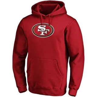 San Francisco 49ers Men's Red Fanatics Primary Logo Hoodie