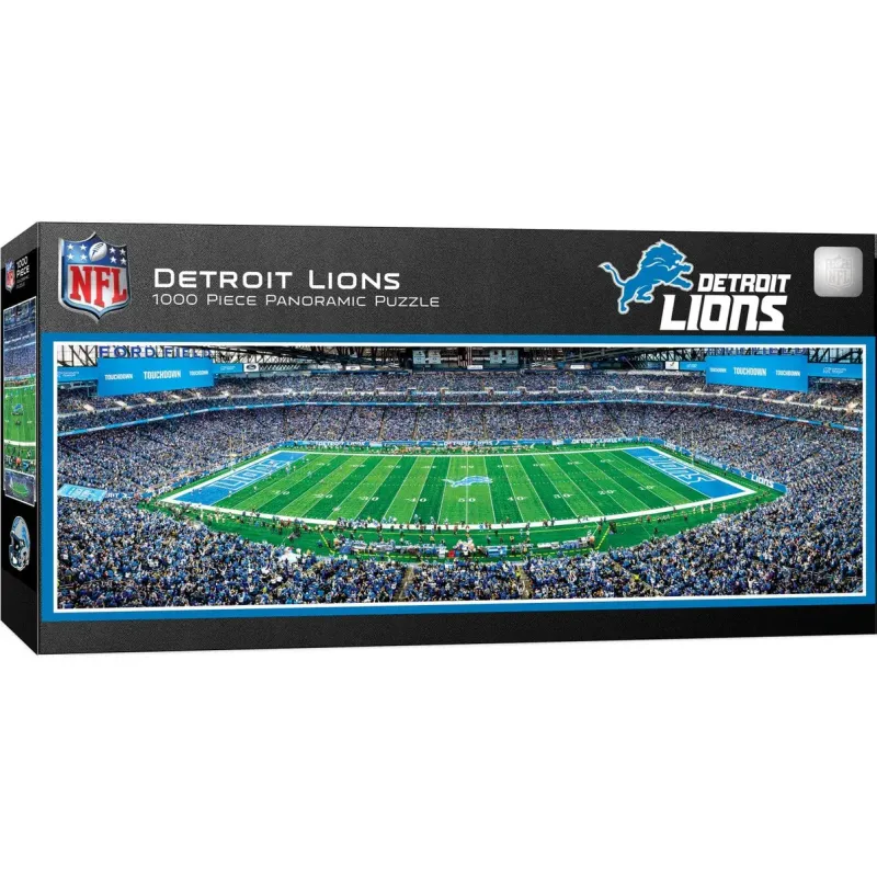 Detroit Lions 1000 Piece Panoramic Puzzle Detroit Lions 1000 Piece Panoramic Puzzle