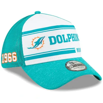 Miami Dolphins Men's New Era 39Thirty Flex Fit Hat