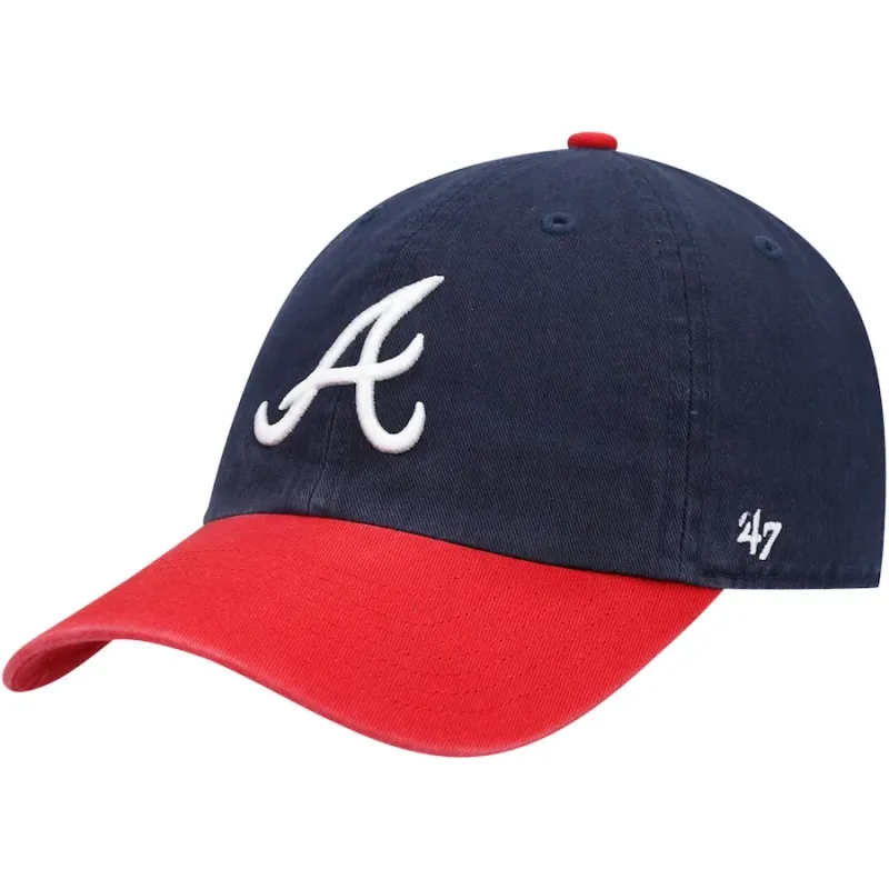 Atlanta Braves Men’s 47 Brand Clean Up Adjustable Hat Atlanta Braves Men’s 47 Brand Clean Up Adjustable Hat