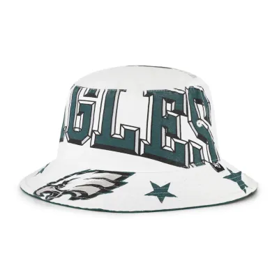 Philadelphia Eagles Unisex White 47 Energize Bucket Hat