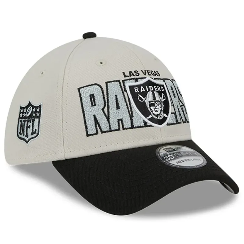 Las Vegas Raiders Men’s New Era Stone NFL Draft 39THIRTY Flex Hat Las Vegas Raiders Men’s New Era Stone NFL Draft 39THIRTY Flex Hat