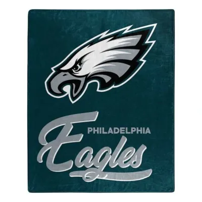 Philadelphia Eagles 50" x 60" Signature Plush Raschel Blanket