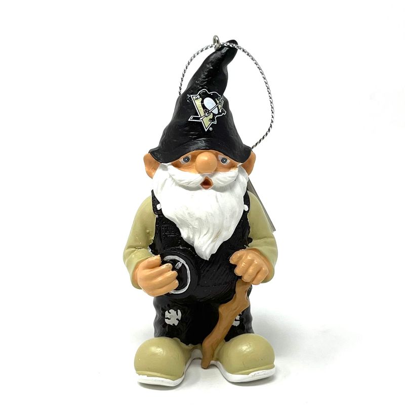 Pittsburgh Penguins Gnome Christmas Ornament