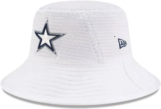 Dallas Cowboys Men’s New Era White 2024 NFL Training Camp Bucket Hat