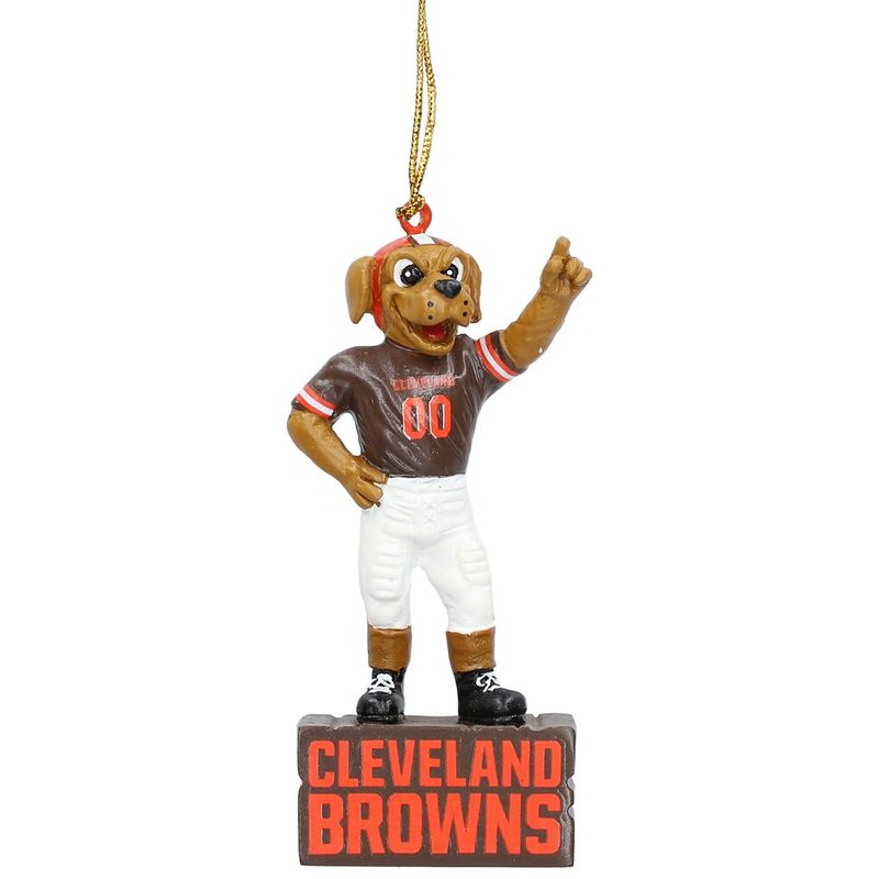 Cleveland Browns Mascot Statue Christmas Ornament Cleveland Browns Mascot Statue Christmas Ornament