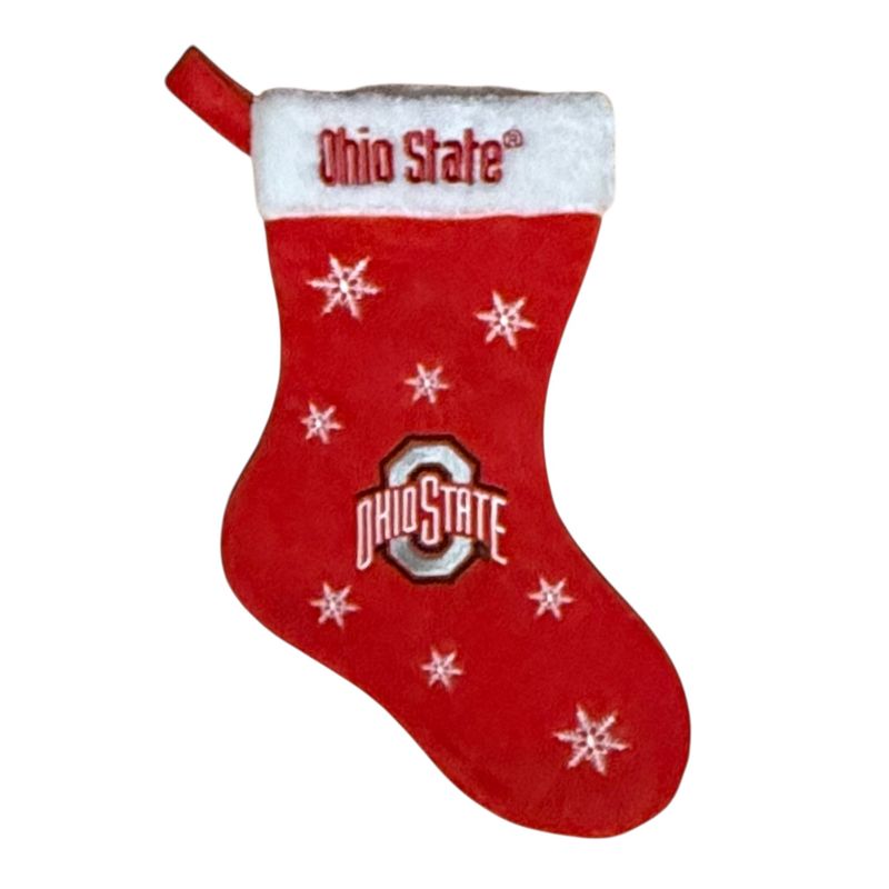 Ohio State Buckeyes Snowflake Christmas Stocking