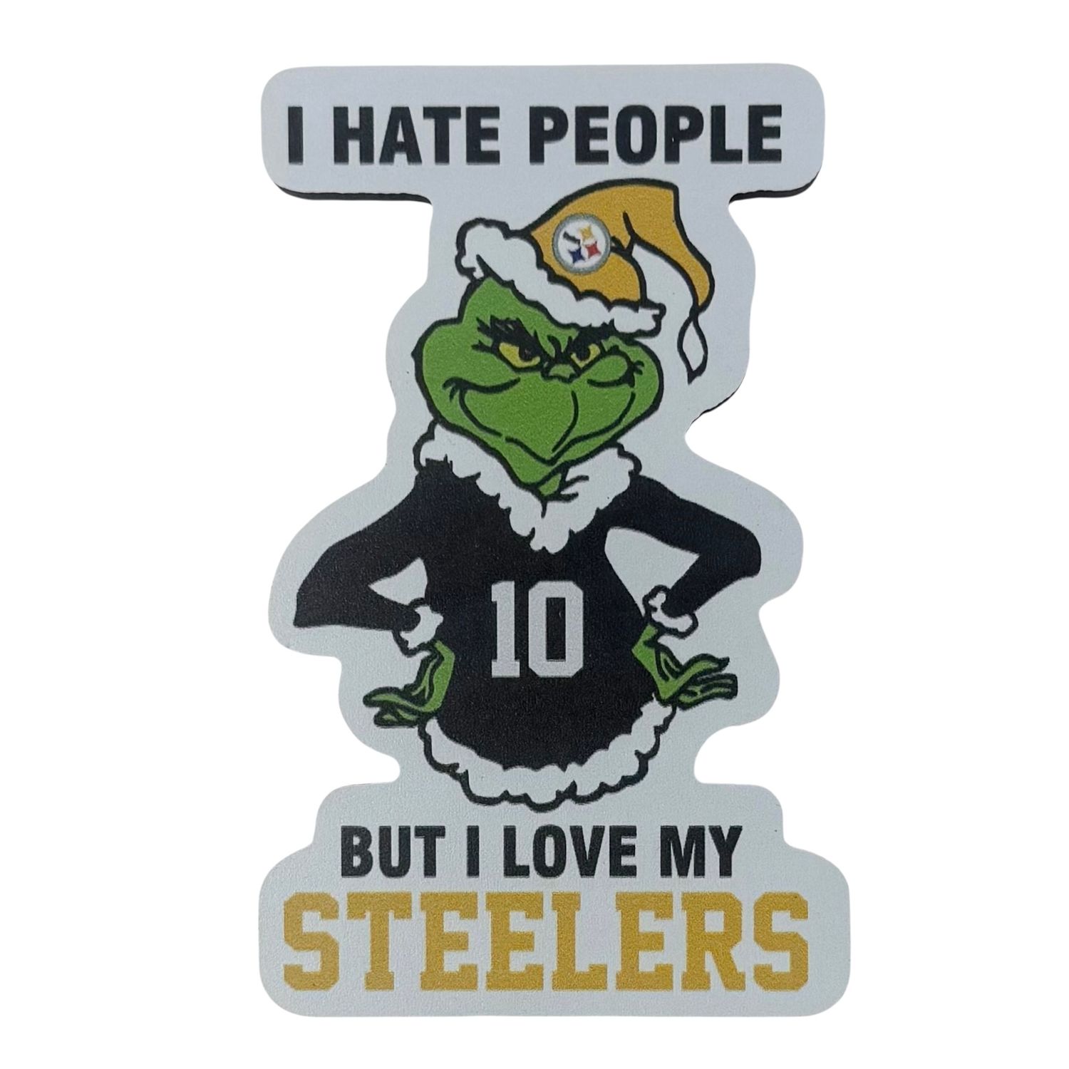 Pittsburgh Steelers Grinch Christmas Sports Hate People Love Team Magnet Pittsburgh Steelers Grinch Christmas Sports Hate People Love Team Magnet