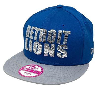 Detroit Lions Women’s New Era Blue NFL 9FIFTY Snapback Adjustable Hat