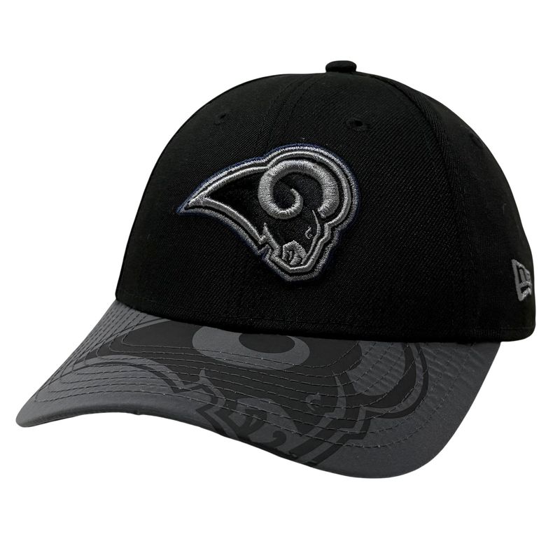 Los Angeles Rams Youth Black Reflective New Era 9Forty Adjustable Hat Los Angeles Rams Youth Black Reflective New Era 9Forty Adjustable Hat