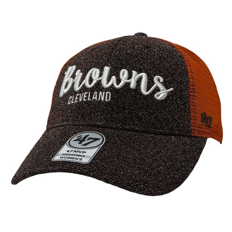 Cleveland Browns Women’s Metallic 47 Brand MVP Adjustable Hat