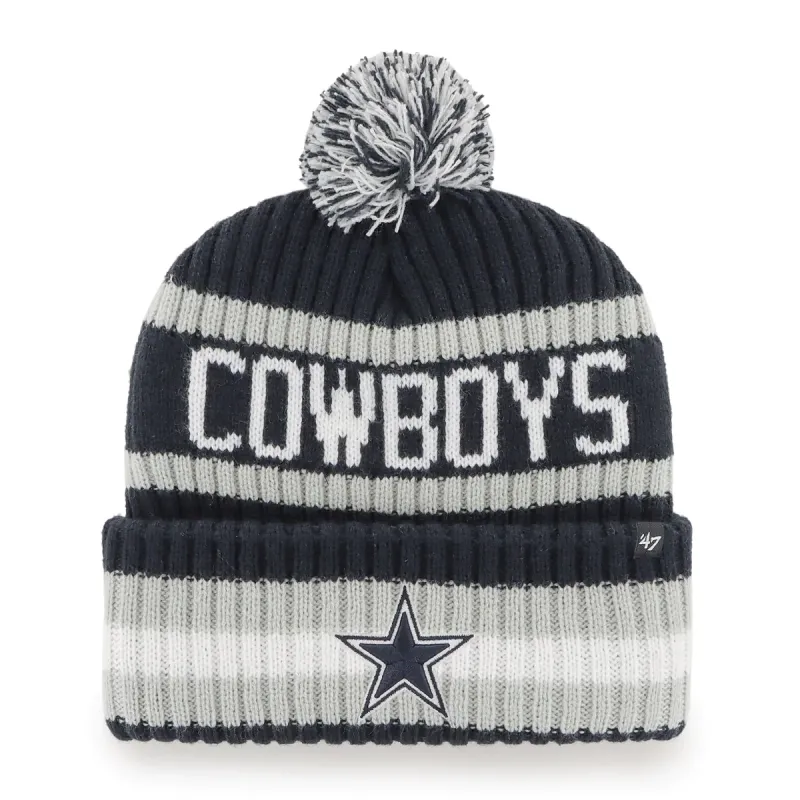 Dallas Cowboys Men’s 47 Bering Cuffed Pom Knit Hat