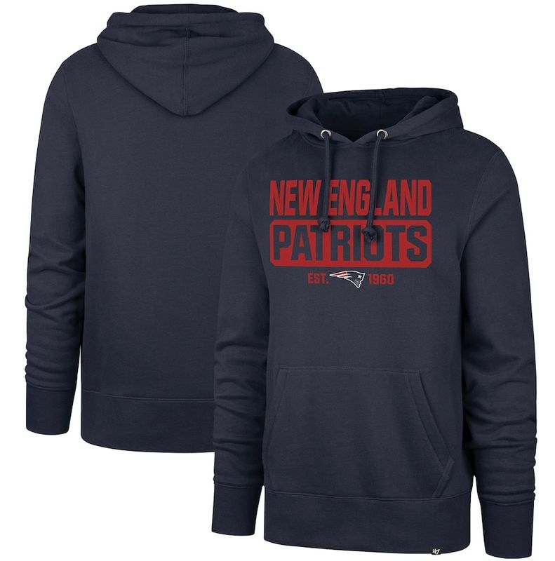 New England Patriots Men’s 47 Box Out Headline Pullover Hoodie