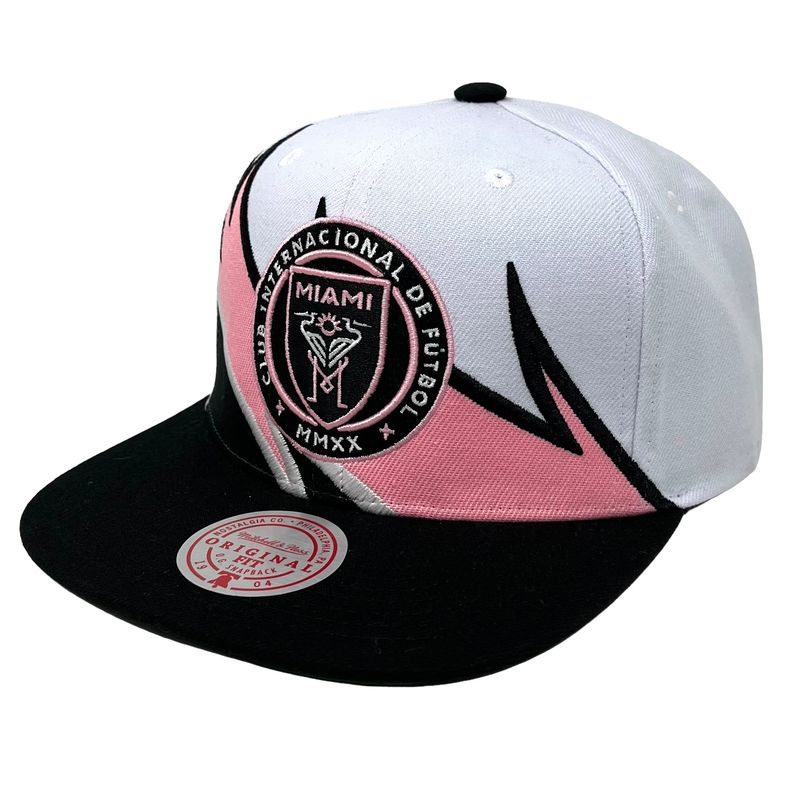 Inter Miami CF Men’s White Waverunner Mitchell & Ness Snapback Hat