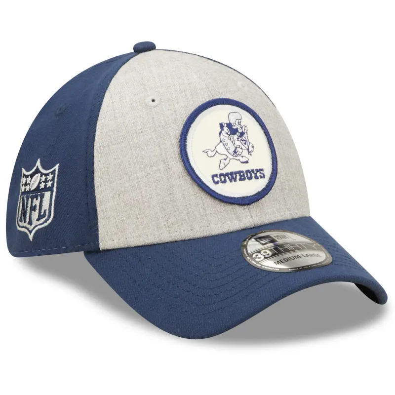 Dallas Cowboys Men’s Retro New Era 39Thirty  Sideline Official Coach Flex Fit Hat