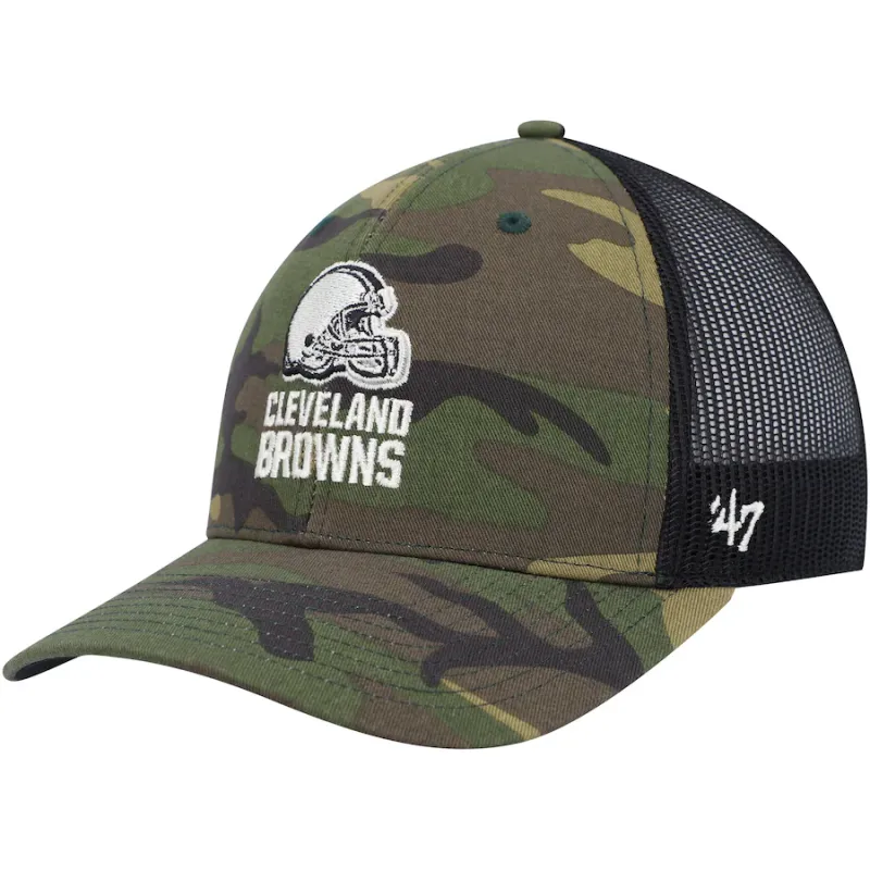 Cleveland Browns Men’s Camo 47 Trucker Adjustable Hat