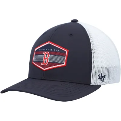 Boston Red Sox Men's 47 Burgess Trucker Adjustable Hat Boston Red Sox Men's 47 Burgess Trucker Adjustable Hat