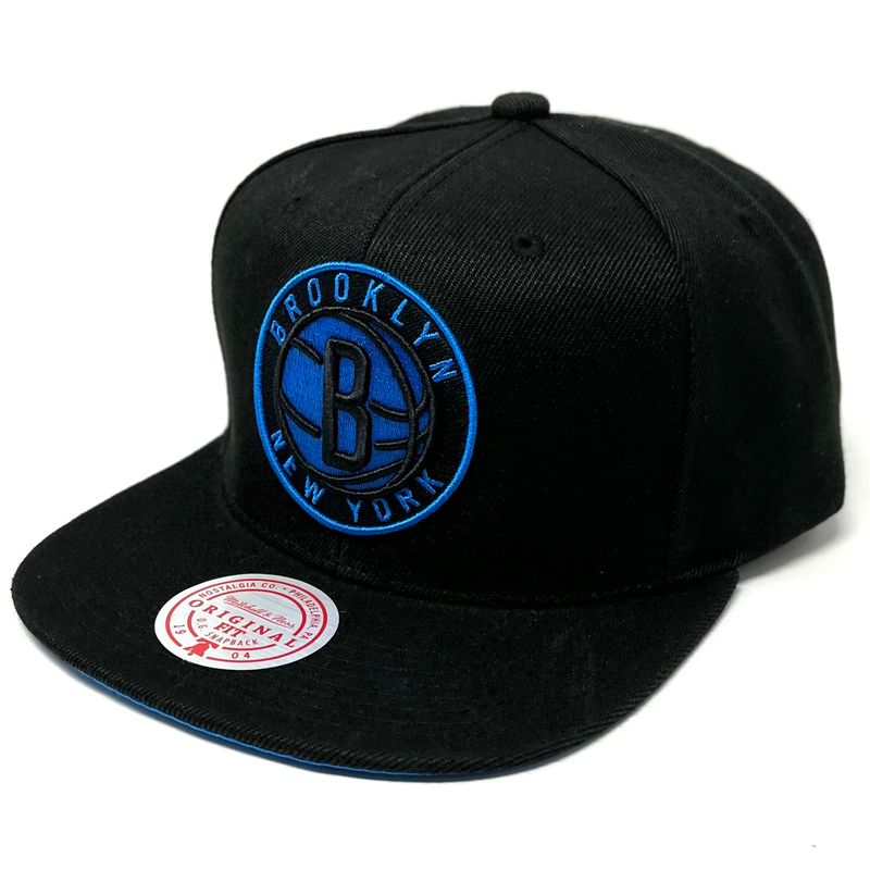 Brooklyn Nets Men’s Highlighter Mitchell & Ness Snapback Hat
