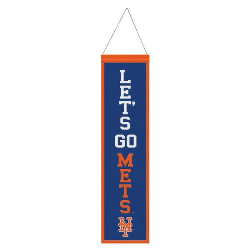 New York Mets Let’s Go Wool Banner New York Mets Let’s Go Wool Banner
