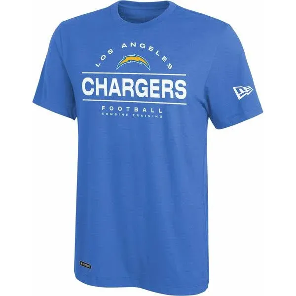 Los Angeles Chargers Men’s New Era Blitz Lightning Dri-Tek Combine Training T-Shirt