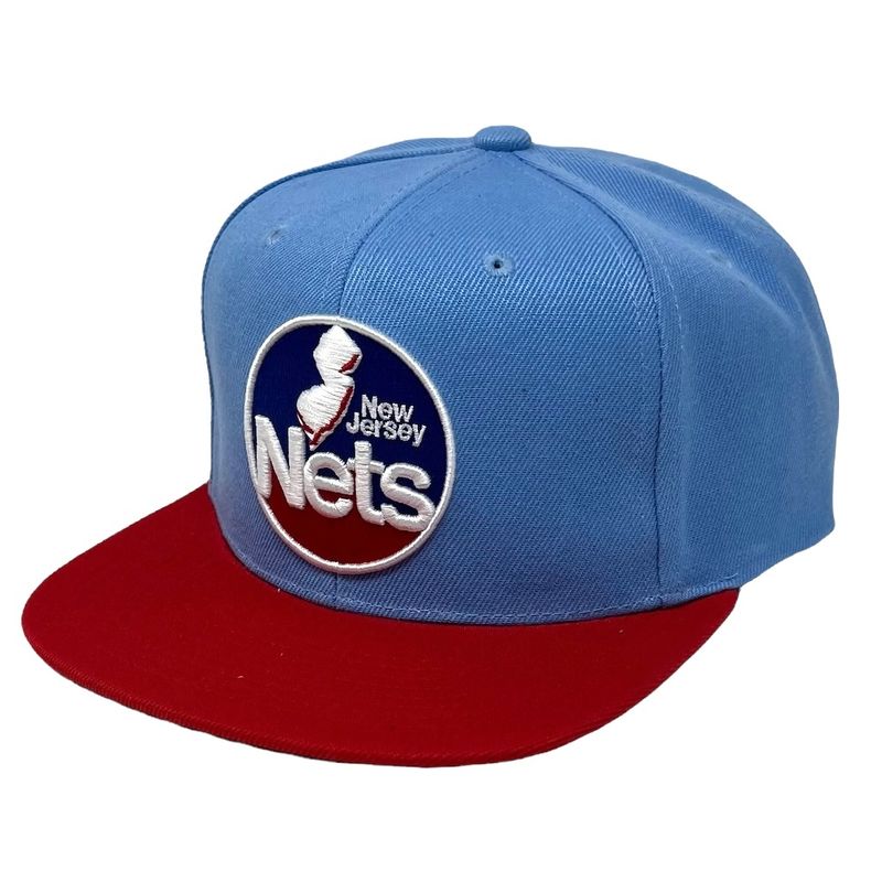 New Jersey Nets Men’s Mitchell & Ness NBA Core Basic Snapback Hat New Jersey Nets Men’s Mitchell & Ness NBA Core Basic Snapback Hat