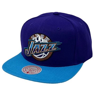 Utah Jazz Men’s Mitchell & Ness NBA Core Basic Snapback Hat