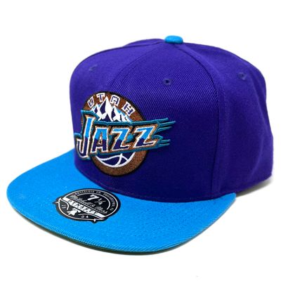 Utah Jazz Men’s 2-Tone Mitchell & Ness Fitted Hat