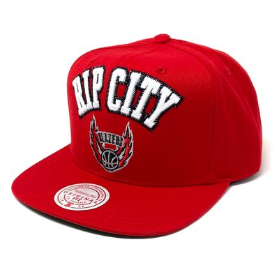 Portland Trail Blazers Rip City Men’s Mitchell & Ness NBA Zig Zag Snapback Hat