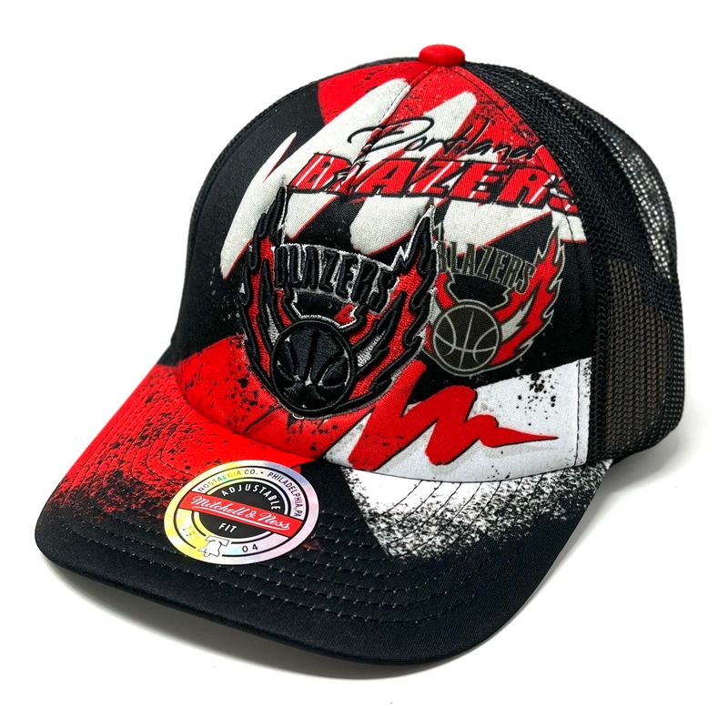 Portland Trail Blazers Men’s Mitchell & Ness NBA Hyper Trucker Snapback Hat