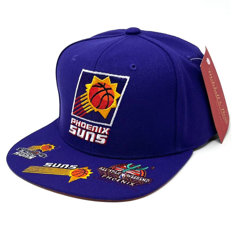 Phoenix Suns Men’s NBA Front Face Mitchell & Ness Snapback Hat