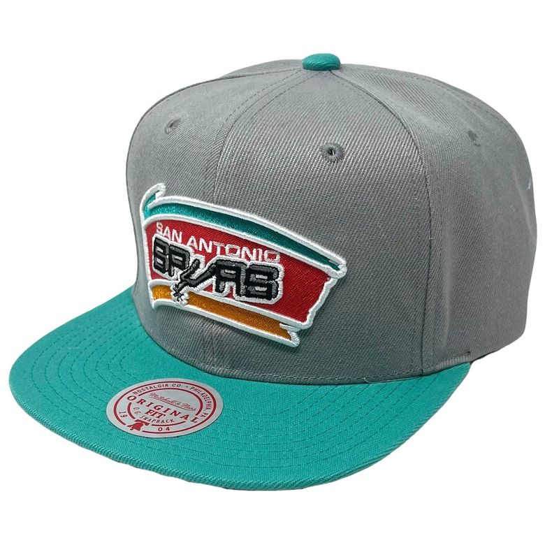 San Antonio Spurs 2-Tone Men’s Mitchell & Ness NBA Core Snapback Hat San Antonio Spurs 2-Tone Men’s Mitchell & Ness NBA Core Snapback Hat