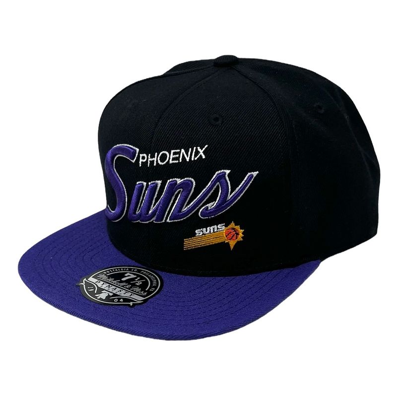 Phoenix Suns Men’s Mitchell & Ness Team Script 2.0 HWC Fitted Hat