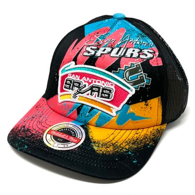San Antonio Spurs Men’s Mitchell & Ness NBA Hyper Trucker Snapback Hat