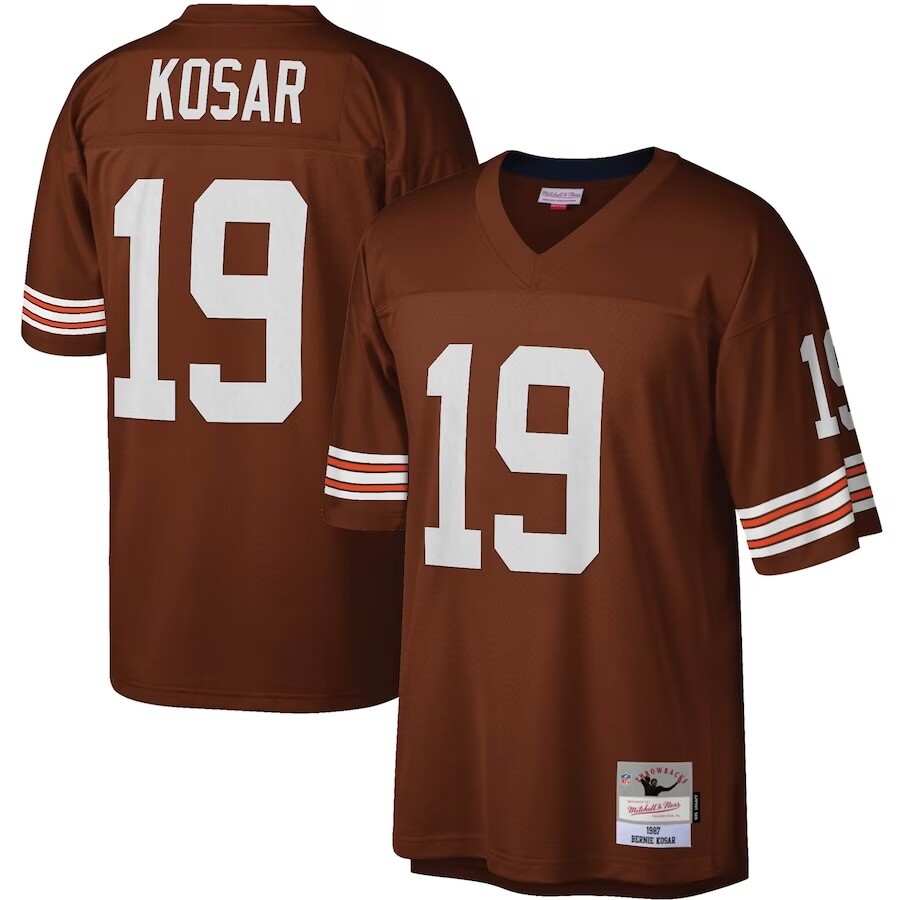 Cleveland Browns Bernie Kosar 1987 Mitchell & Ness Men's Legacy Jersey Cleveland Browns Bernie Kosar 1987 Mitchell & Ness Men's Legacy Jersey