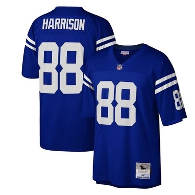 Indianapolis Colts Marvin Harrison 1996 Blue Mitchell & Ness Men's Legacy Jersey Indianapolis Colts Marvin Harrison 1996 Blue Mitchell & Ness Men's Legacy Jersey