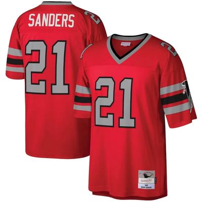 Atlanta Falcons Deion Sanders 1989 Red Mitchell & Ness Men's Legacy Jersey Atlanta Falcons Deion Sanders 1989 Red Mitchell & Ness Men's Legacy Jersey