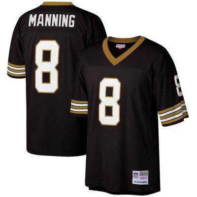 New Orleans Saints Archie Manning 1979 Black Mitchell & Ness Men's Legacy Jersey New Orleans Saints Archie Manning 1979 Black Mitchell & Ness Men's Legacy Jersey