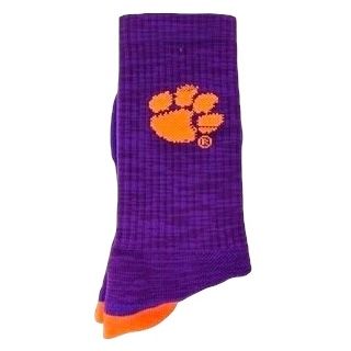 Clemson Tigers Men’s Purple Strideline Socks