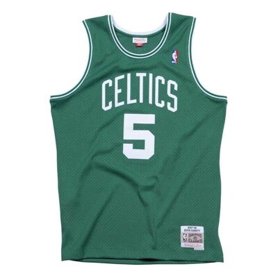 Boston Celtics Kevin Garnett 2007-08 Men's Green Mitchell & Ness Swingman Jersey