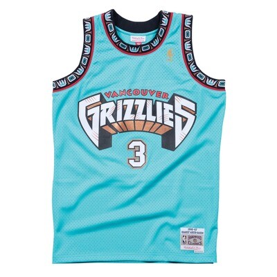 Vancouver Grizzlies Shareef Abdur-Rahim 1996-97 Men's Turquoise Mitchell & Ness Swingman Jersey
