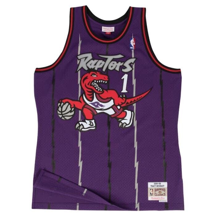 Toronto Raptors Tracy McGrady 1998-99 Men's Purple Mitchell & Ness Swingman Jersey Toronto Raptors Tracy McGrady 1998-99 Men's Purple Mitchell & Ness Swingman Jersey