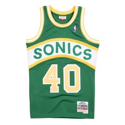 Seattle Supersonics Shawn Kemp 1994-95 Men's Kelly Green Mitchell & Ness Swingman Jersey Seattle Supersonics Shawn Kemp 1994-95 Men's Kelly Green Mitchell & Ness Swingman Jersey