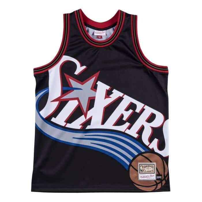 Philadelphia 76ers Men’s Mitchell & Ness Hardwood Classics Big Face Jersey Tank Top