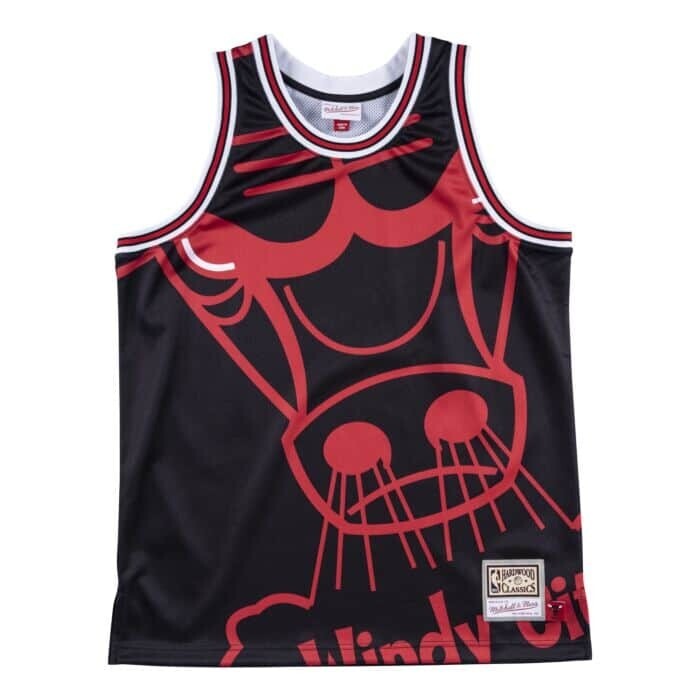 Chicago Bulls Men’s Mitchell & Ness Hardwood Classics Big Face Jersey Tank Top