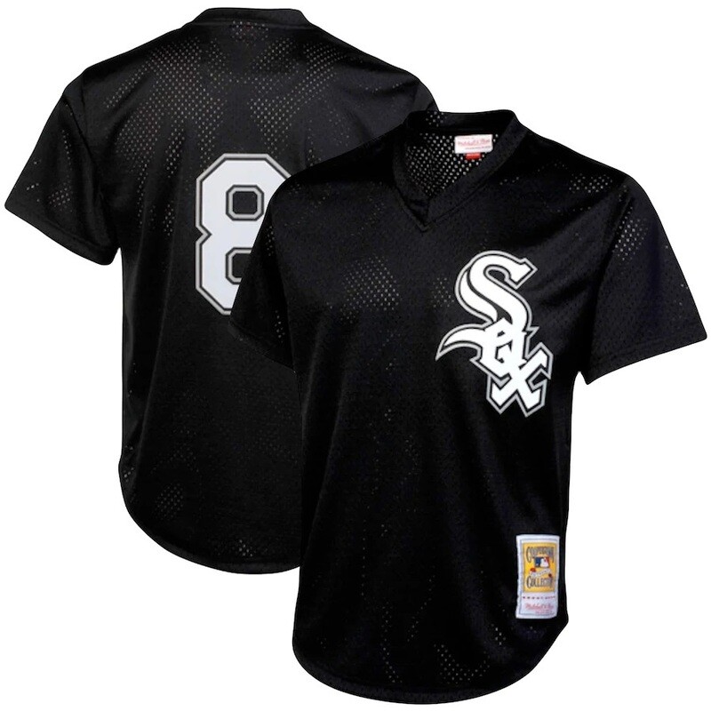 Chicago White Sox Bo Jackson 1993 Men's Black Mitchell & Ness Mesh Jersey