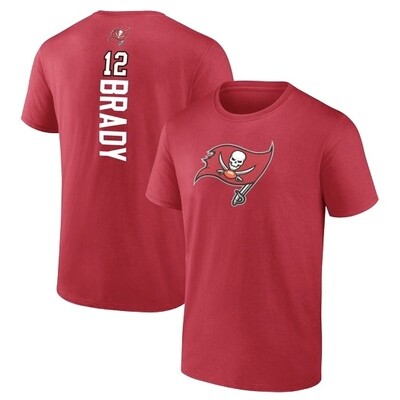 Tampa Bay Buccaneers Tom Brady Men’s Name & Number T-Shirt