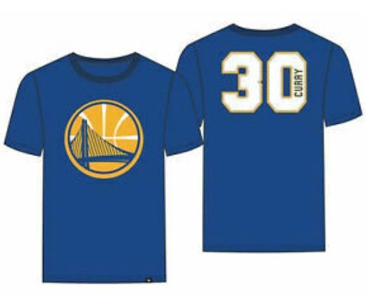 Golden State Warriors Steph Curry Men's 47 Brand Name and Number T-Shirt
