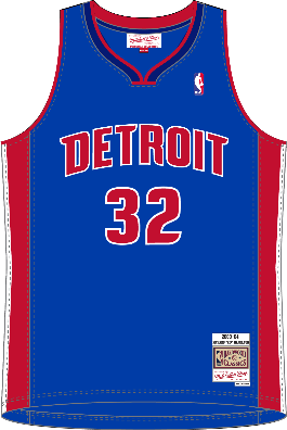 Detroit Pistons Richard Hamilton 2003-04 Men's Blue Mitchell & Ness Swingman Jersey